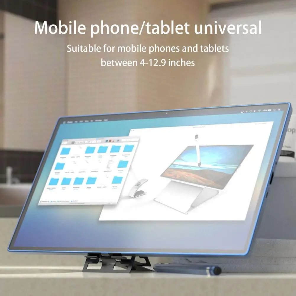 Mobile Phone Holder  Space-saving   Mobile Phone Bracket Desk Smart Phone Tablet Holder images - 6