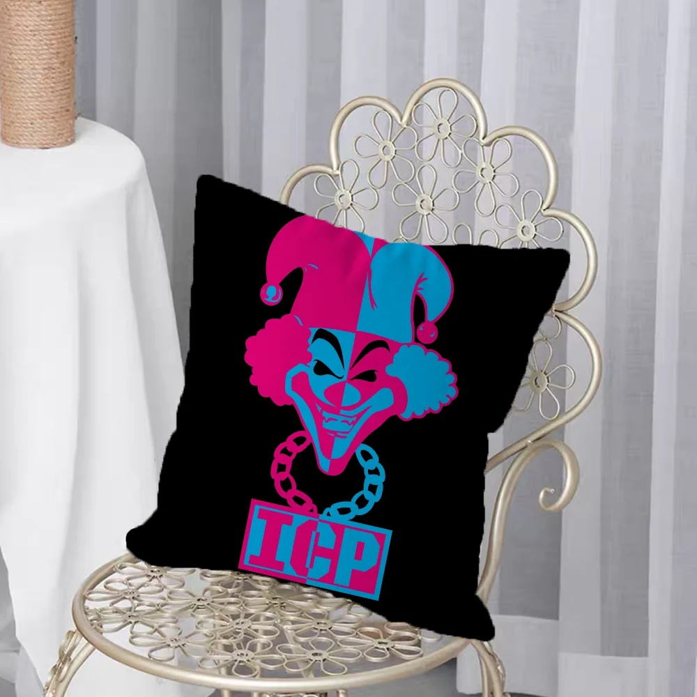 Insane Clown Posse Band ICP Juggalo Faygo Квадратный чехол для подушки из полиэстера и хлопка с