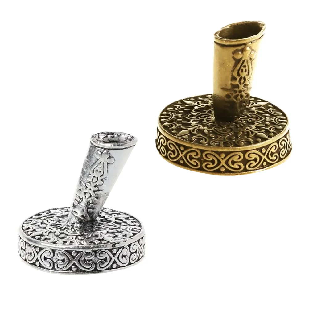 

2Pcs Stand Quill-pen Holder Decorative Pen Stand Retro Pen Holder Delicate Pen Stand for Desktop Decor Home