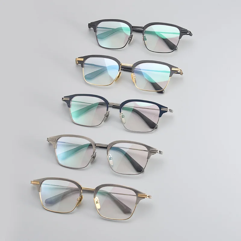 Оправа для очков из чистого титана мужчин и женщин оптические аксессуары в