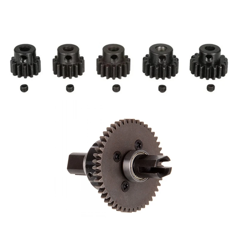 

-5 шт. 8195 5 мм M1 13T 14T 15T 16T 17T Шестеренчатый двигатель с 60065 дифференциальной шестерней для 1/8 HSP
