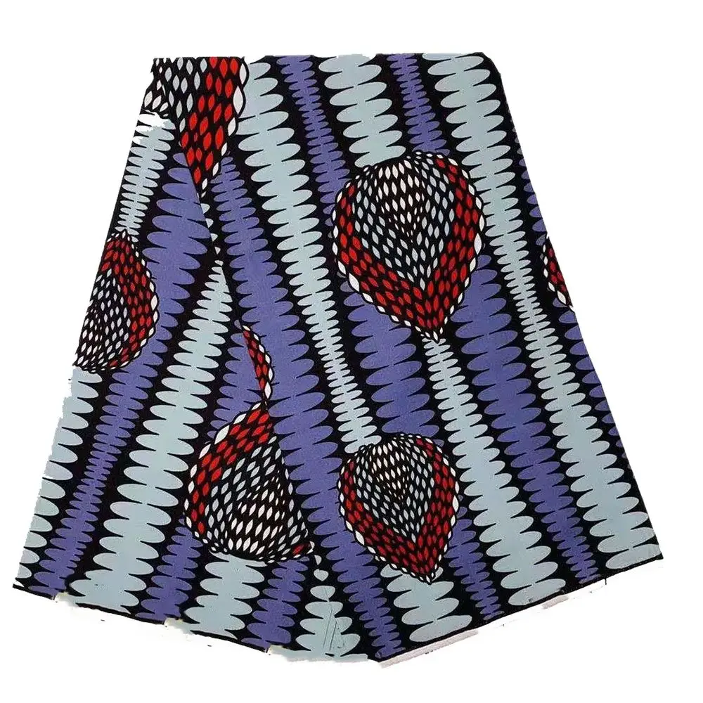 Африканский батик Ankara ткань с принтом 6 ярдов хлопок настоящая мягкая