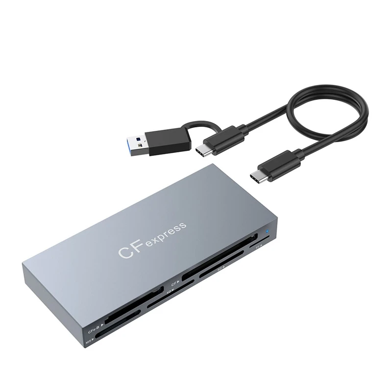8 в 2 адаптер для чтения карт памяти Cfexpress типа B/CF/XD/MS/SD/TF 10 Гбит/с устройство Windows XP