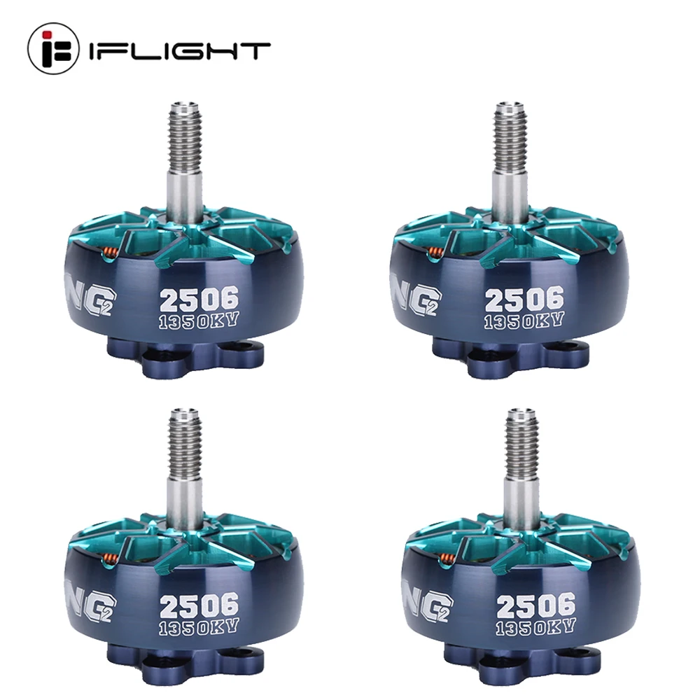 

IFlight XING2 2506 1650KV 4S / 1350KV 6S /1850 6S FPV Brushless Motor Compatible 6Inch propeller for FPV Long Range Drone Parts