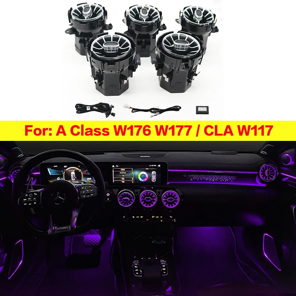 Класс A W176 W177 CLA W156 GLA W157 B W246 Передняя и задняя светодиодная турбинная