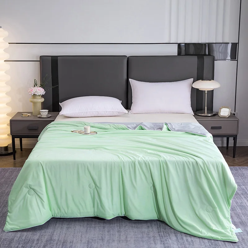 

Ice Cream Summer Quilted Quilt Soft Breathable and Cooled Cooling Blanket High End Cool Feeling Fiber Thin Comforter Summer
