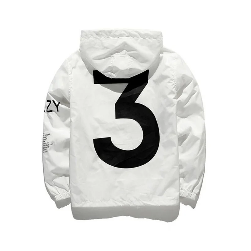 

Dropshipping New 2022 Hot Selling Kanye West Y3 Season 3 Windbreaker Men Women Hip Hop Jacket Fashion Outwear