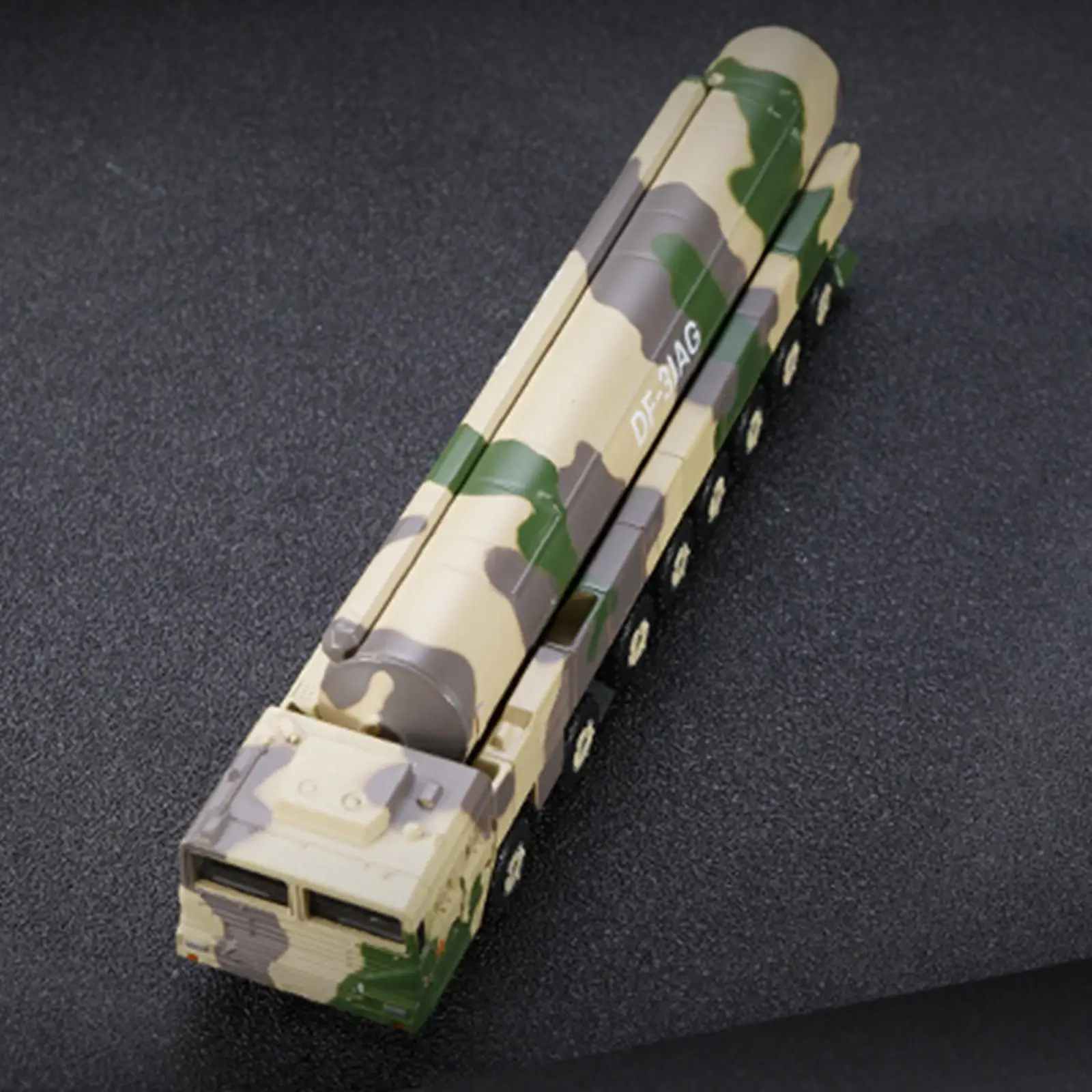 

Alloy Diecast 1/100 Scale DF -31 Nuclear Missile Vehicle Model Car for Desktop Office Home Ornaments