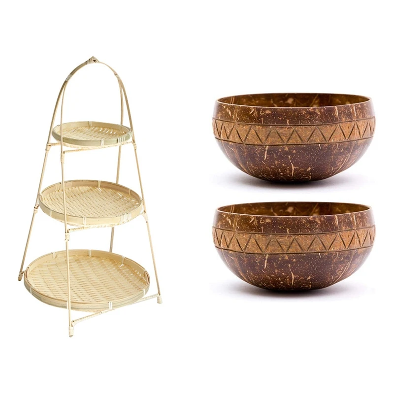 

Трехслойные корзины для фруктов и хлеба, ручная работа, зигзаг