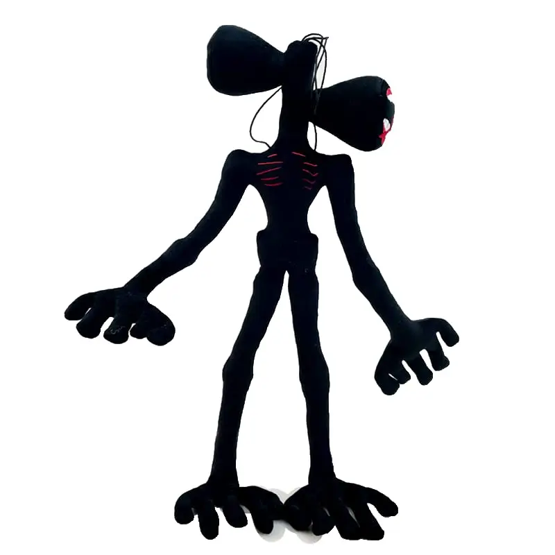 Черные плюшевые игрушки с головой сирены мультяшная собака кошка мультяшный