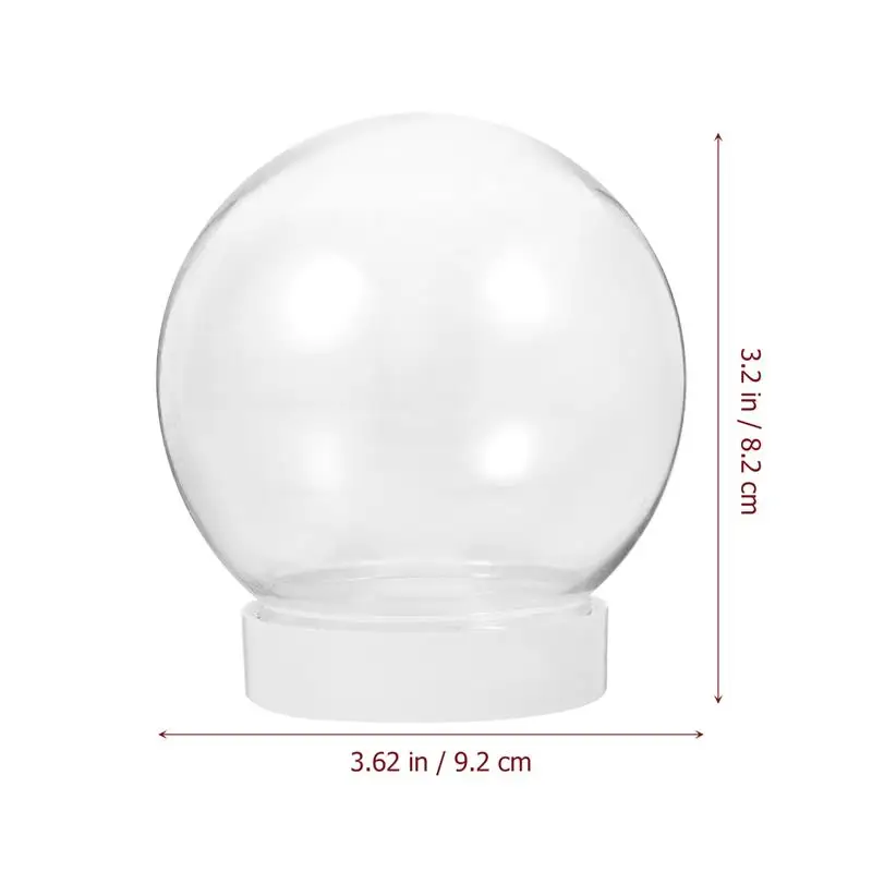 10 шт. рождественский прозрачный снежный шар сделай сам с завинчивающейся крышкой