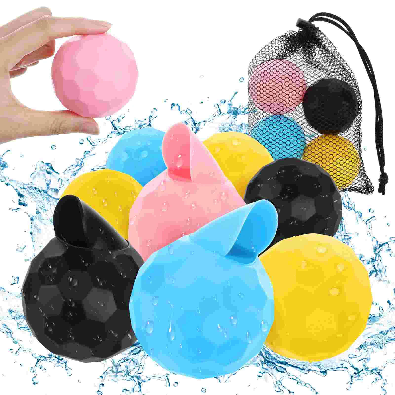 

24 шт., силиконовые шарики для летнего бассейна