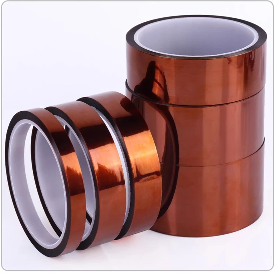 

Высокотемпературная полиимидная лента BGA Kapton, термоизоляционная клейкая лента, электроиндустрия, защита 3D-печатной платы 33 м
