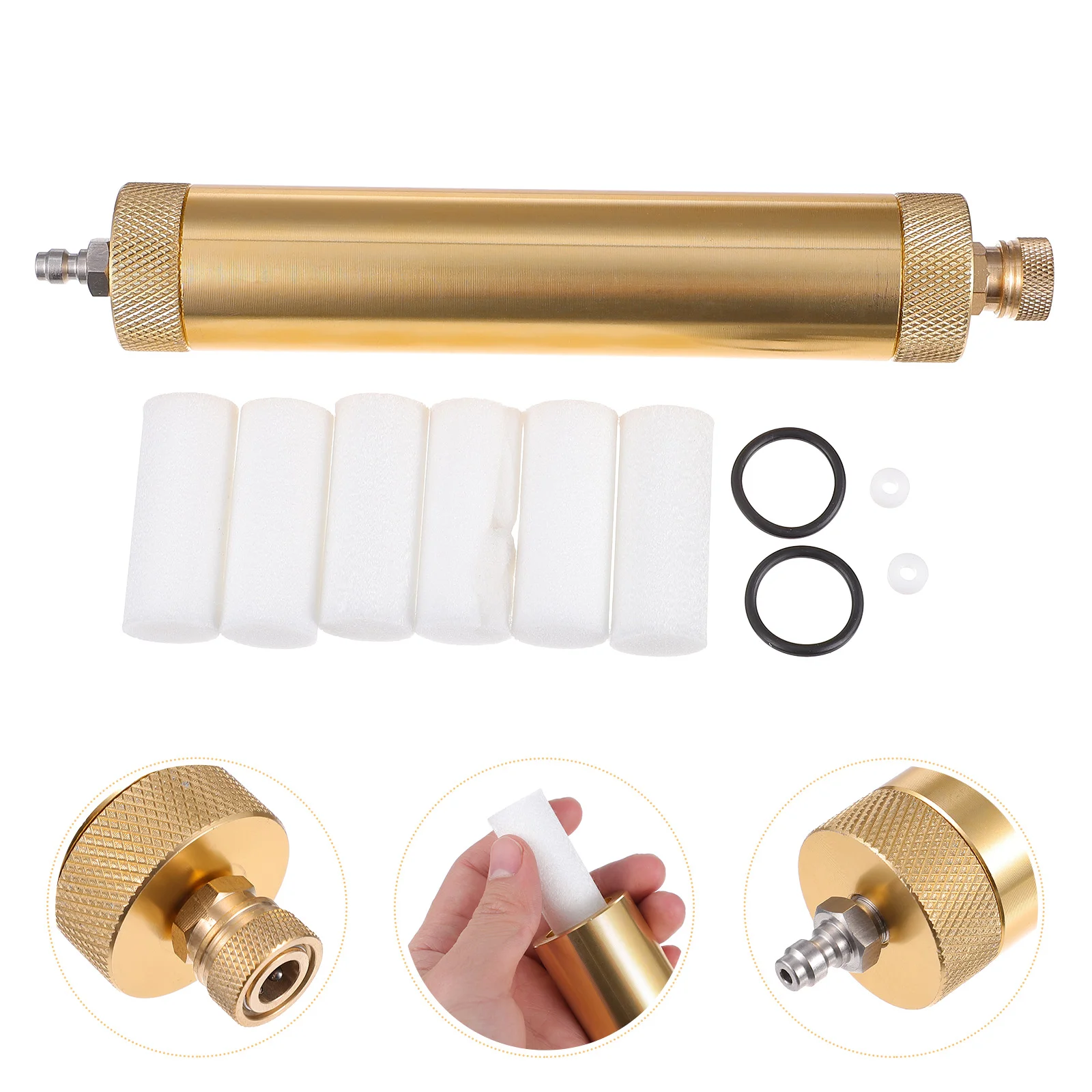 

1 Pc Oil-water Separator Prime Premium Sturdy Durable Strainer for Air Compressor Air Pump
