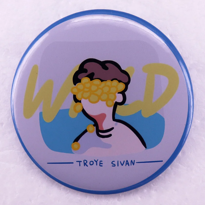 Австралийские кнопки Singer, булавки, музыкальные фанаты, жестяные значки, броши, ювелирные изделия 58 мм