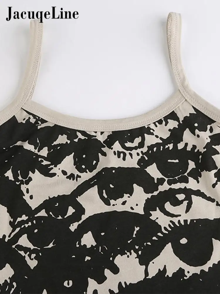 Кроп-Топ женский с абстрактным принтом и открытой спиной без рукавов - купить по