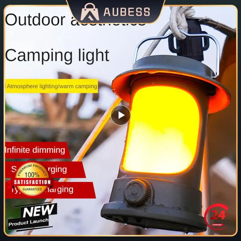 

Type-c Charging Outdoor Lantern Water Proof Camping Lights Travel Portable Lantern Light Outdoor Lighting Led Glare Night Light