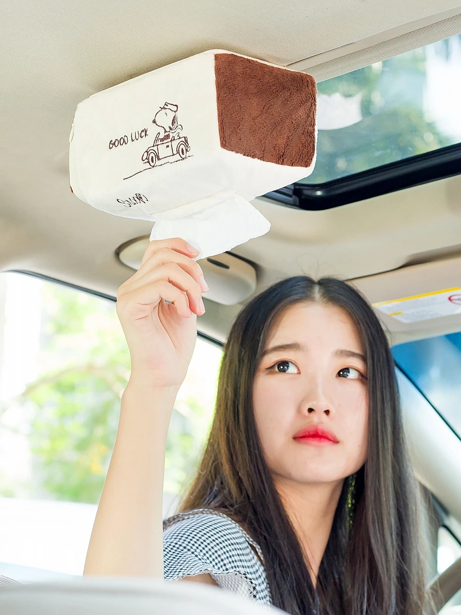 

Car paper towel box car sunroof hanging sun visor seat car paper drawer in car