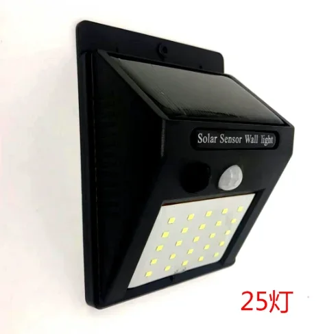 

Солнечный настенный светильник ABS 20-40 LED с датчиком движения