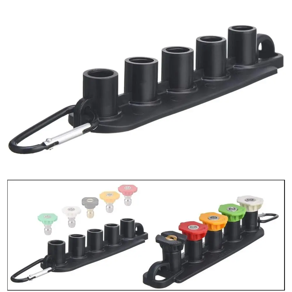 

Lightweight Car Wash Nozzle Black Pressure Washer Accessories Pressure Washer Nozzle Holder Stainless steel Nozzle Holder