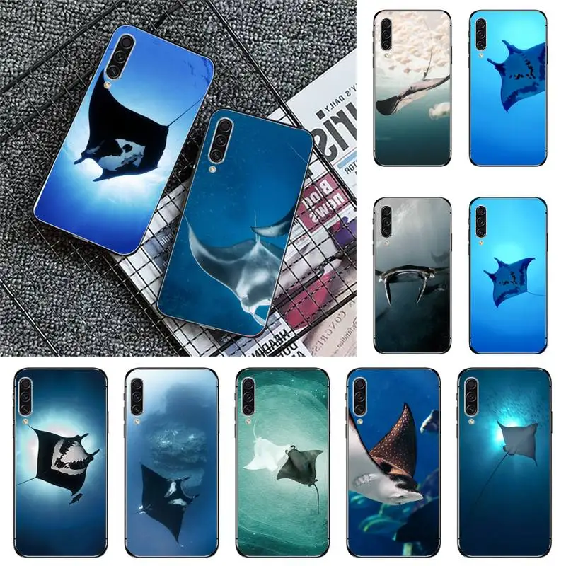 

Ocean Animal manta ray Phone Case For Samsung galaxy A S note 10 12 20 32 40 50 51 52 70 71 72 21 fe s ultra plus