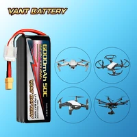 vant 6s rc lipo battery 22 2v 6000mah 50c soft case with xt90 connector for dji airplane helicopter car truck boat hobby