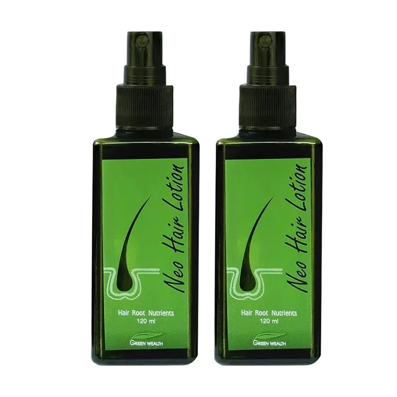 

120ml Thailand Neo Hair Lotion Serum Essence Anti Hair Loss Treatment Hair Beard Growth for Men Women 100% Natural Spray Oil Kit