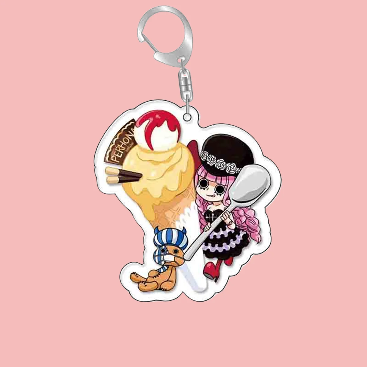 Аниме GOODS акриловый брелок милый y2k Луффи Зоро для ключей сумки автомобильный
