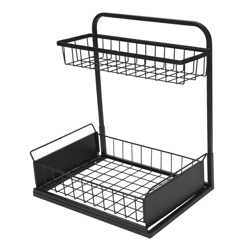 

Retail Kitchen Storage Rack Spices Bracket Holder Shelf Jar Bottle Organizer Kitchen Accessories Storage Organizer