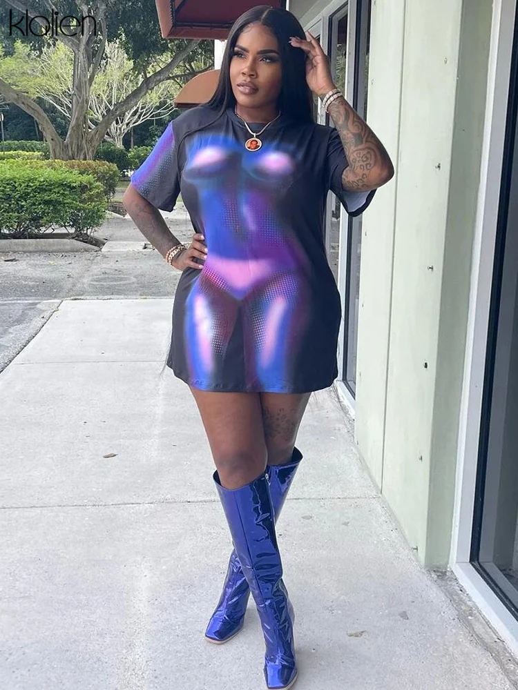 

Женская футболка с круглым вырезом и коротким рукавом, с градиентом