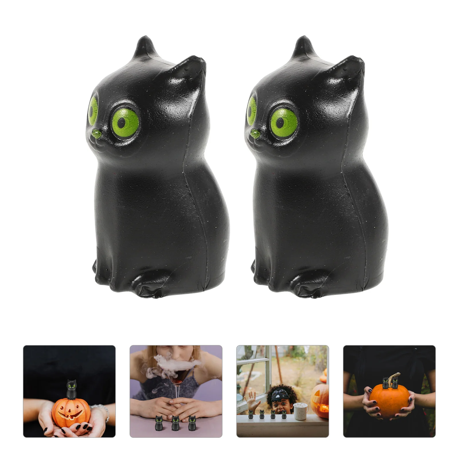 50 шт. страшный призрак кошка мини-украшения декор в виде животных приборная
