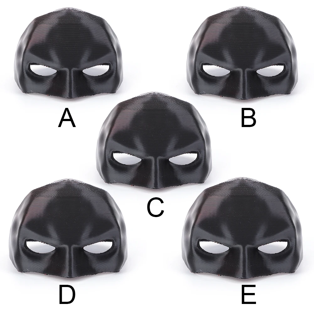 Летучая мышь Кошка Мститель Маска Черная кошка ручной работы Половина лица