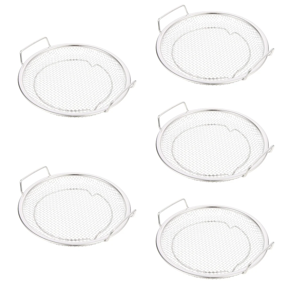 

5pcs Convenient Frying Basket Multipurpose Kitchen Storage Basket with Handles