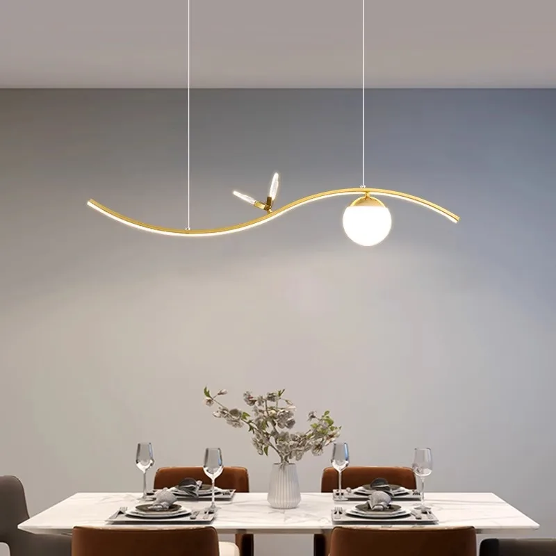 Современные подвесные светильники для столовой комнатное освещение потолочная