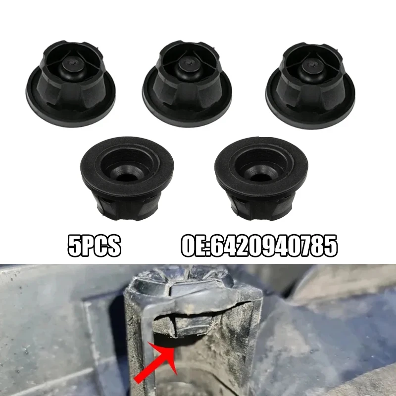 

5 шт. резиновый коврик для крышки двигателя 6420940785 Для Mercedes Benz W204 C218 X218 W212 C207 W461 W463 Резиновая монтажная втулка