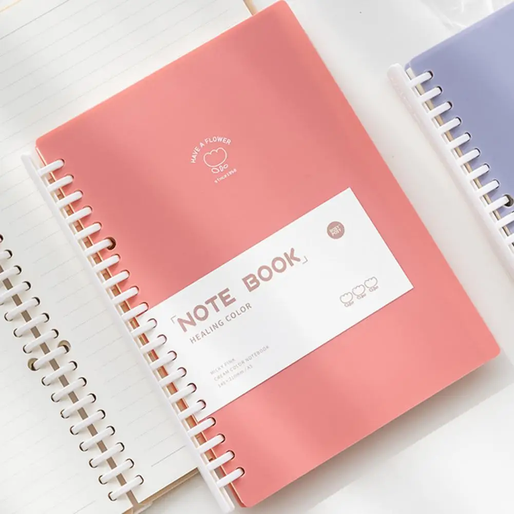 

Recording 80 Sheets A5 Circles Ring Loose-leaf Paper Notebook School Supplies
