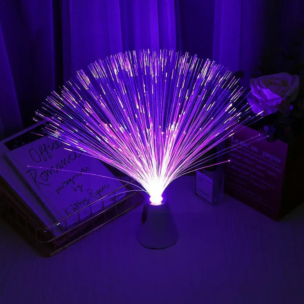 

Multicolor Led Fiber Optic Lamp Light Interior Decoration Light Centerpiece Wedding Lamp Holiday Night Lamp Led Colorful G1e2