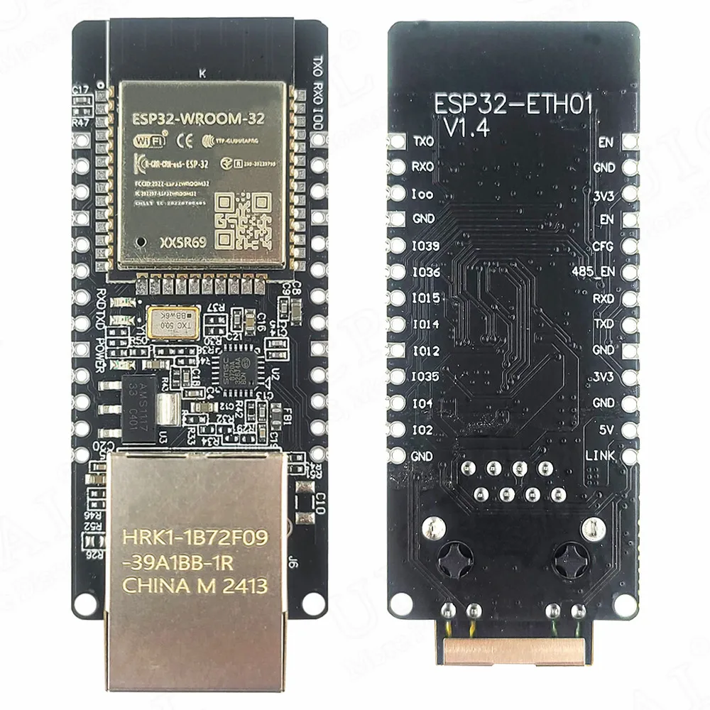 Женский встроенный ESP32 Wifi BT модуль с последовательной передачей данных Ethernet