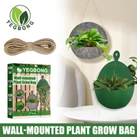 wall mounted plant bag mounted grow felt cloth wall mounted home gardening three dimensional indoor easy to install planting bag