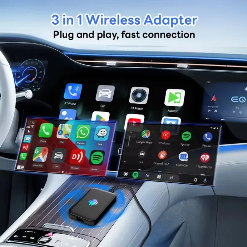 Мультимедийный HDMI-адаптер Android Auto CarPlay, AI-бокс для автомобиля, беспроводной USB-адаптер CarPlay для видео и Netflix (art.: 3920d9dbd7fcb) - 3920d9dbd7fcb