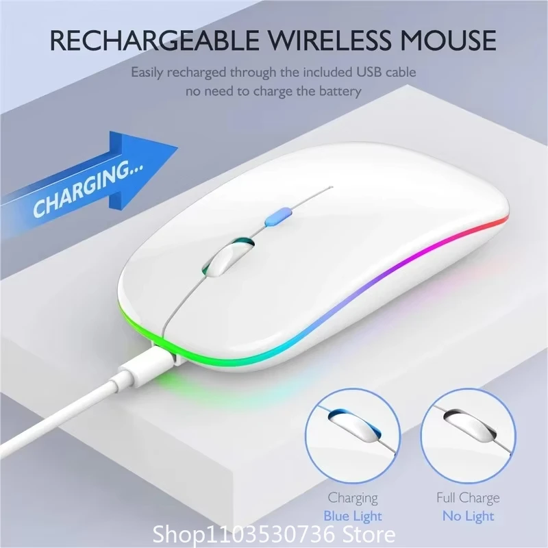 Для XIAOMI Bluetooth мышь перезаряжаемая двухрежимная регулируемая бесшумная