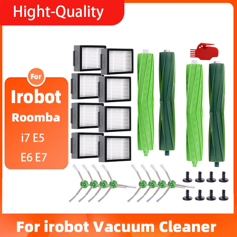 

Replacement i7 Roomba Parts, Copatible with iRobot Roomba i7 (7150), i7+ (7550),E Series E5, E6 E7 Robot Vacuum- Wi-Fi Connected
