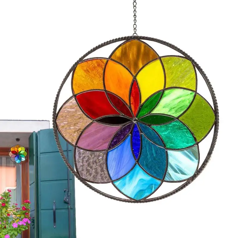 

Ветряные Спиннеры, подвесной Радужный акриловый ветряной Спиннер, украшение, стоит подарка для дома и улицы, украшение для сада, поделки, украшения