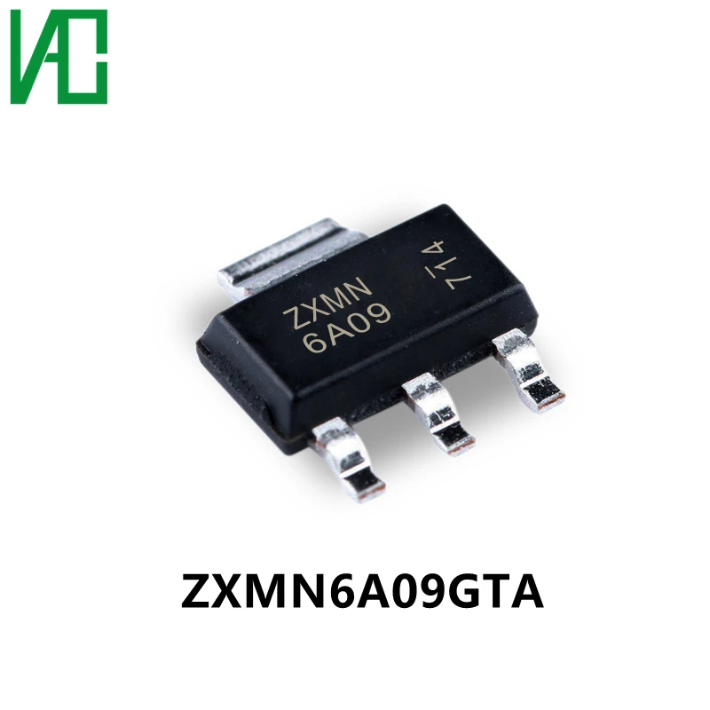 

10pcs/lot ZXMN6A09GTA ZXMN6A09 Transistor kit MOSFET N-CH 60V 5.4A SOT223 In Stock