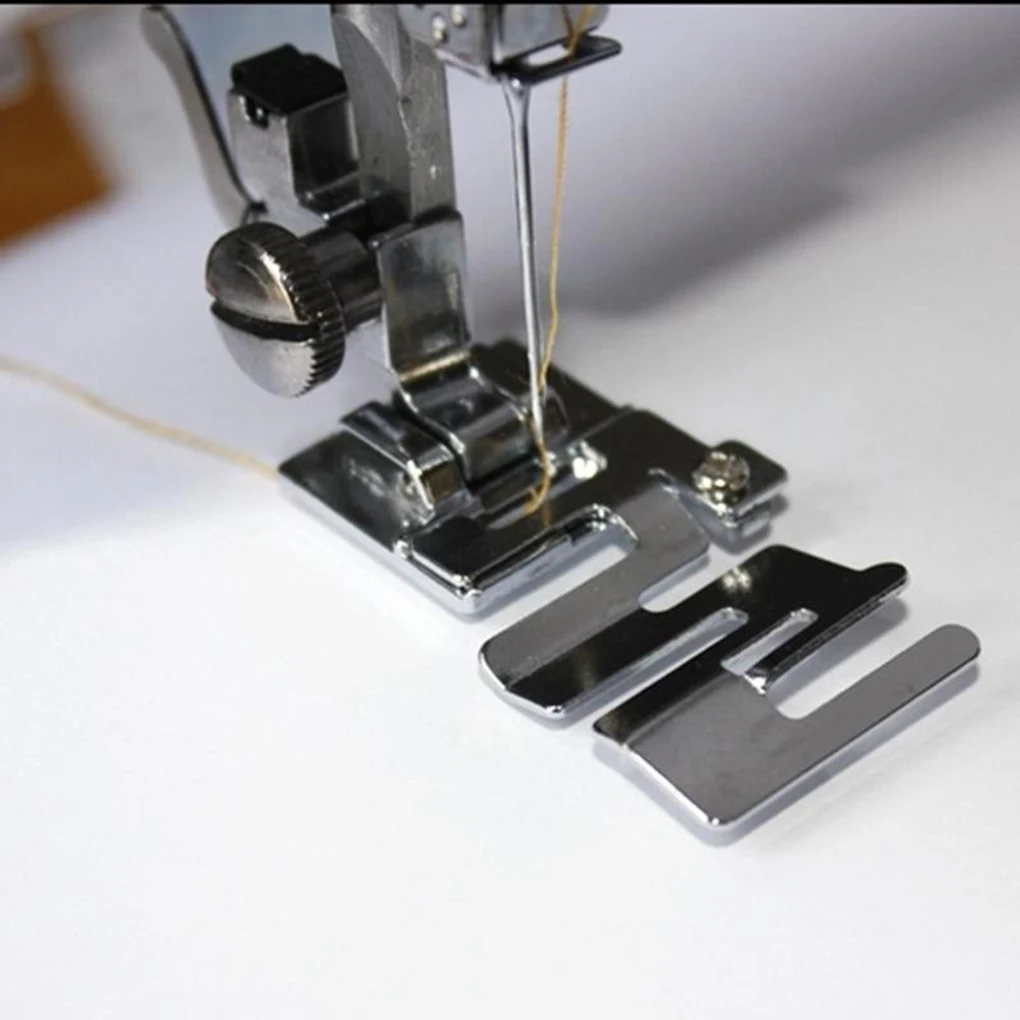 

Elastic Band Sash Elasticized Fabric Cloth Domestic Sewing Machine Metal Foot Stitching Presser #9907-6