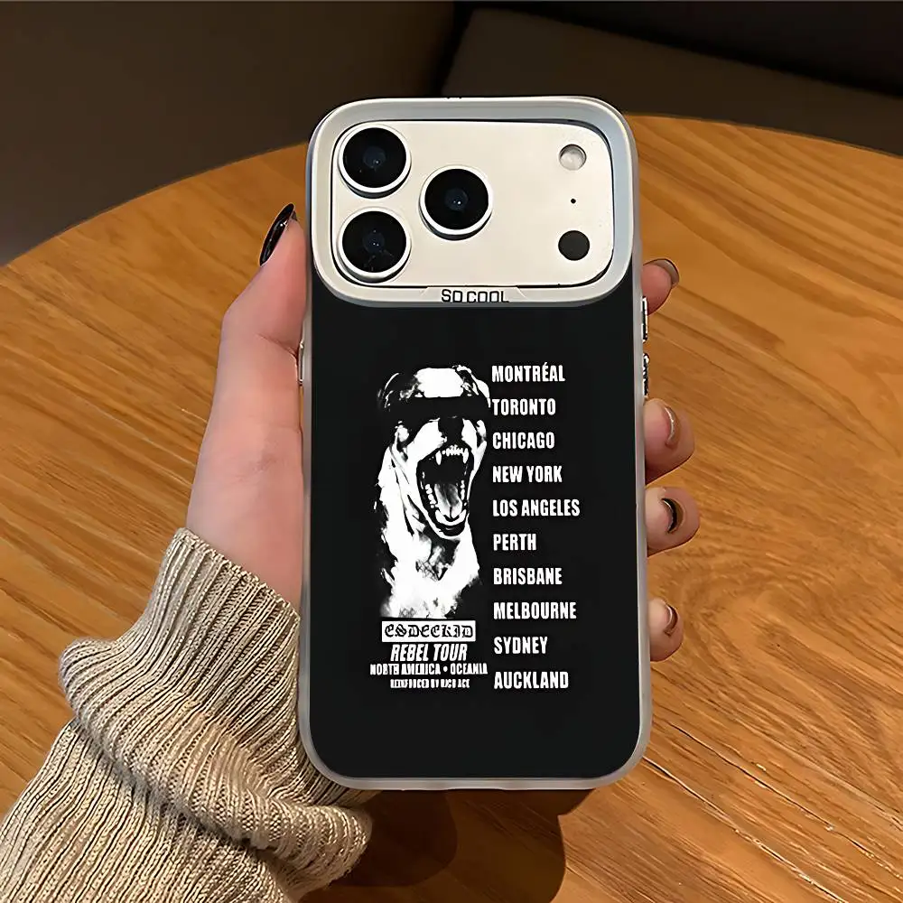 E-EsDeeKids Rebel Tour White Matte Large Lens Frame Cover для iPhone 12 11 14 13 17 16 15 Pro Max Mini Plus E (art.: 3920db153e5fa) - 3920db153e5fa