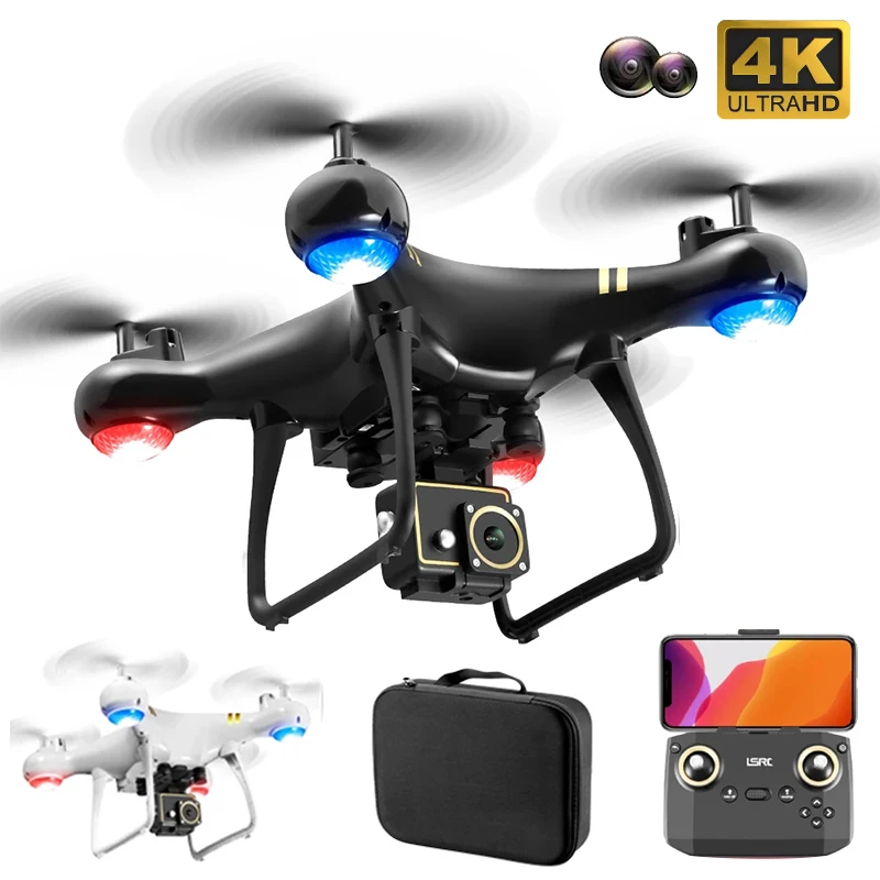 

LSRC LF-608 Pro 4K HD Двойная камера WIFI FPV фиксированная высота траектория полет одна кнопка возврат складной рычаг Квадрокоптер RC Drone