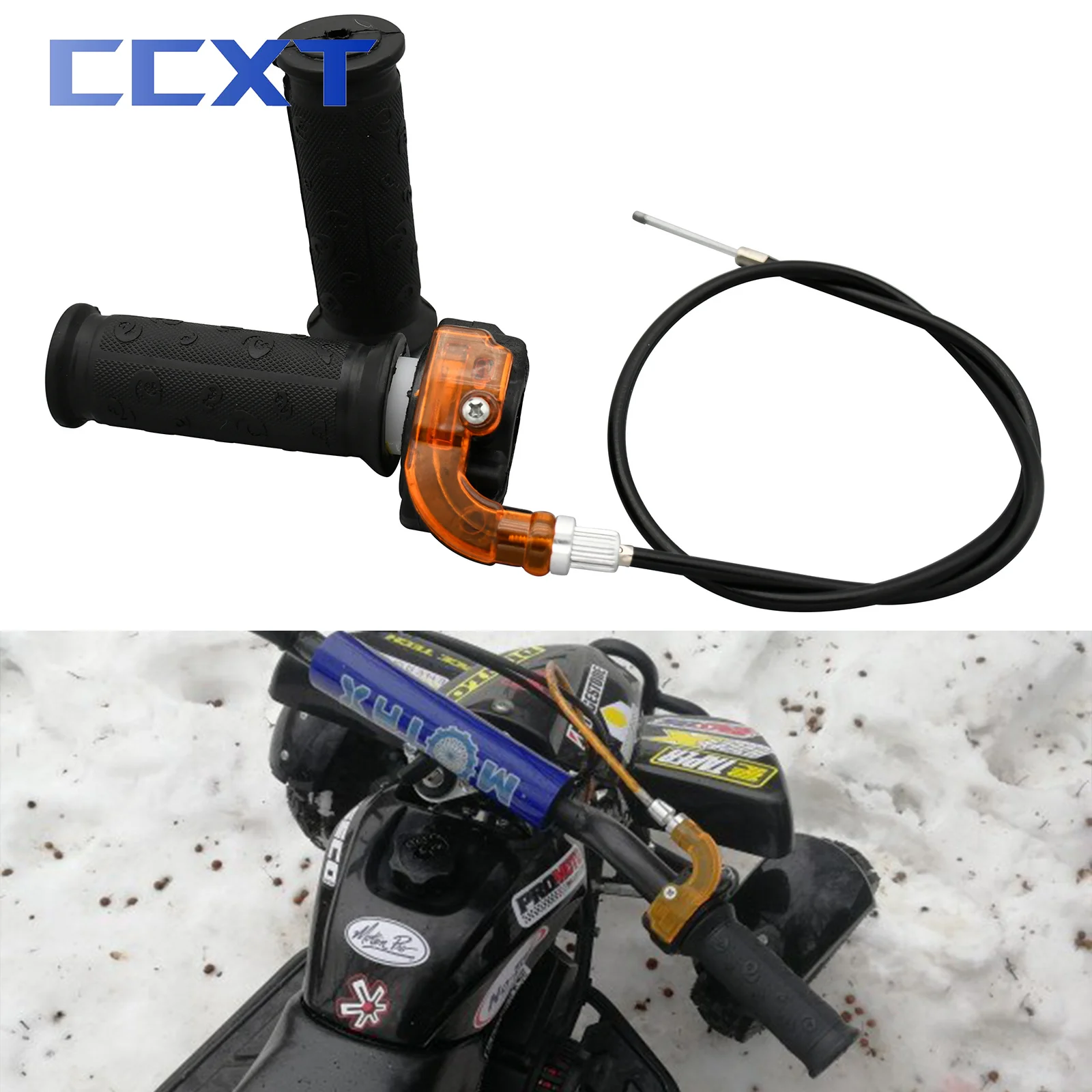 

Поворотная рукоятка акселератора и кабель для 47cc 49cc мини мотокросса квадроцикла карманный мини-внедорожник 22 мм установка на руль