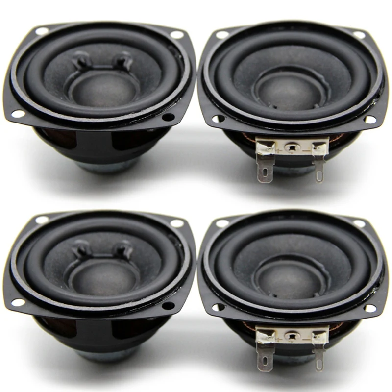 

4Pcs 2.5 Inch Portable Speakers 4Ohm 10W 66MM Full Range Audio Speaker Bass Multimedia Neodymium Magnet Loudspeaker