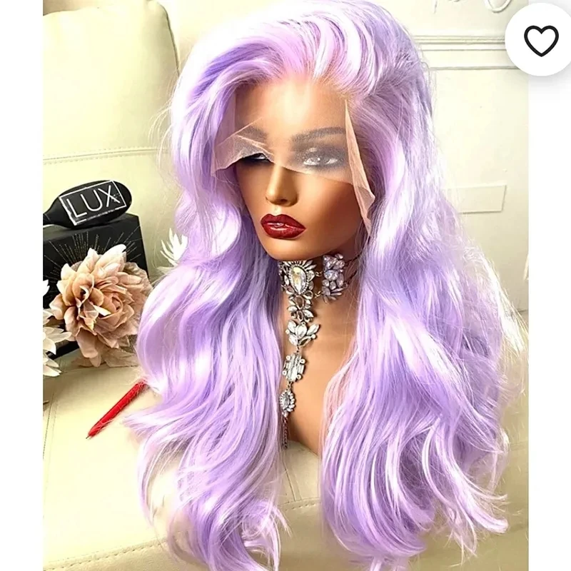 Женский парик из синтетических волос с длинными волнистыми волосами